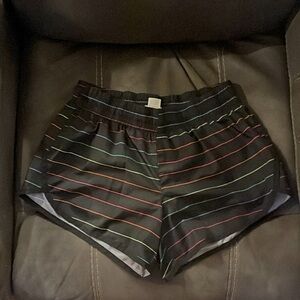Women’s Athletic Shorts Multi Colored Striped size Med 8-10